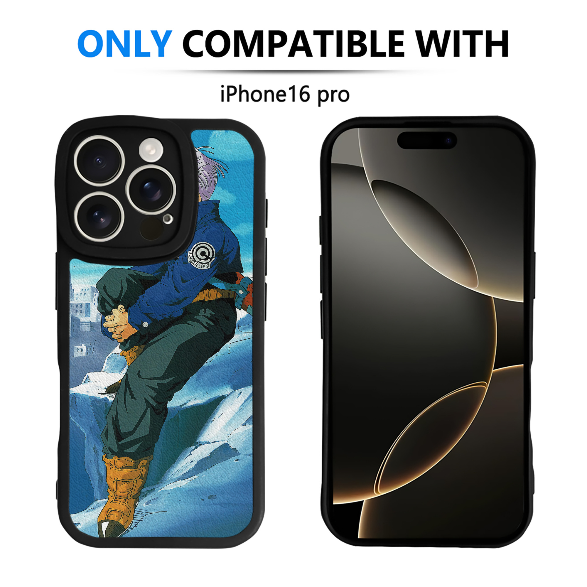 （画像用） ドラゴンボール DRAGON BALL 【iPhone 16シリーズ対応】シリコンスマホケース（レザー調） 材質：シリコン